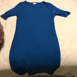 Lularoe cobalt blue Julia dress